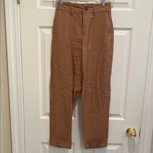 A New Day Brown Chinos Straight-Leg Pants